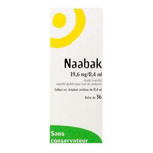 Naabak 19,6mg/0,4ml Collyre 36