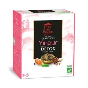 Thés de la Pagode Yinpur Bio 18 Sachets