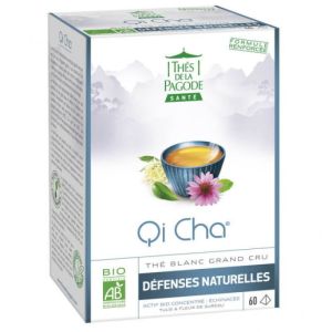 Thés de la Pagode Qi Cha Bio Défenses naturelles 60 sachets