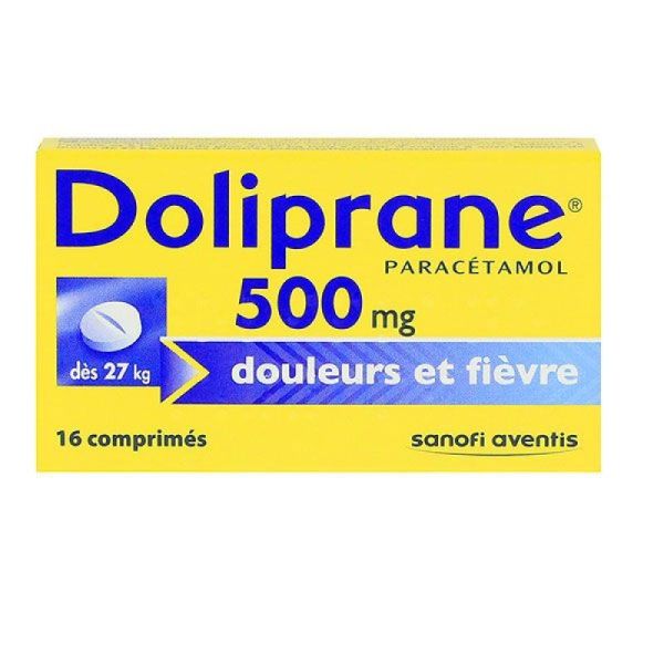 Doliprane 500mg Cpr Sec B/16