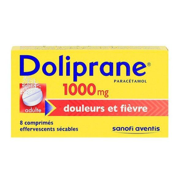 Doliprane 1000mg Cpr Efse T/8