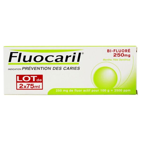 Fluocaril Bi-fluo 250 Lot De 2