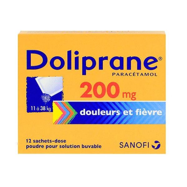 Doliprane 200mg Pdr S Buv 12sa