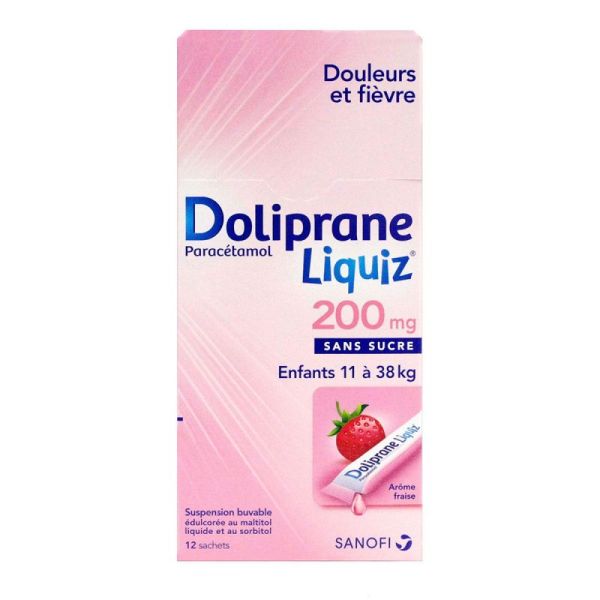 Dolipraneliquiz 200mg Sachet S